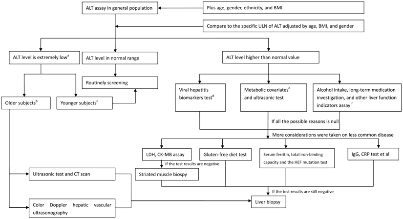 Alanine Aminotransferase Levels Chart